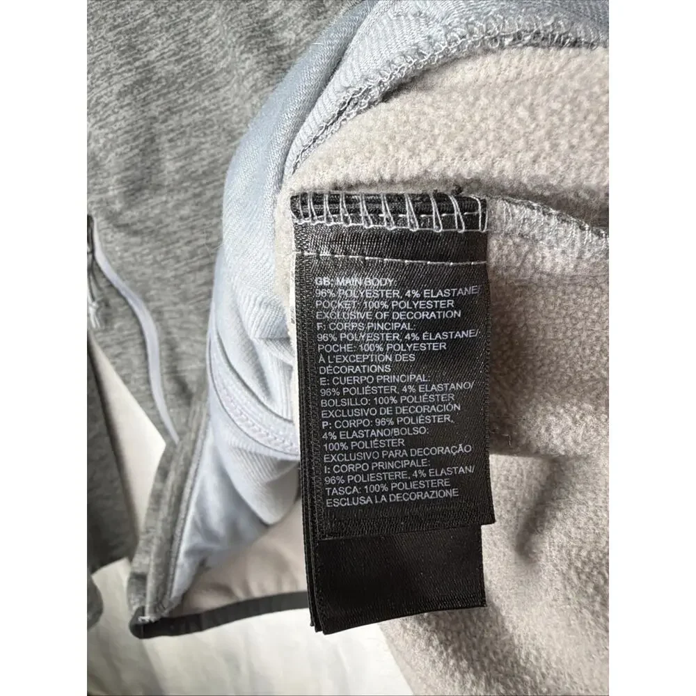 The North Face Canyonlands Mens Med Full-Zip Fleece Jacket Gray Gorpcore Utility